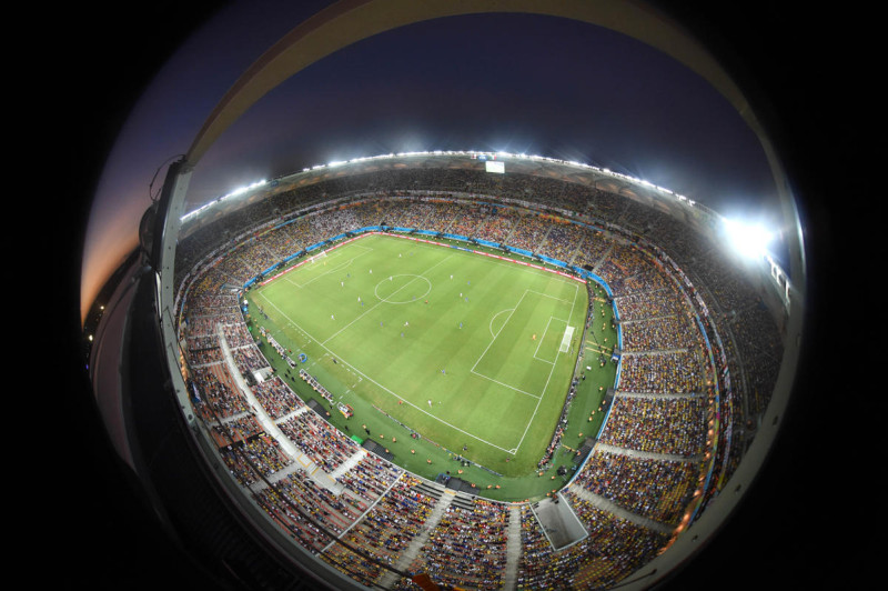Vtáčí pohľad na futbalový zápas medzi Anglickom a Talianksom (yahoo.com)