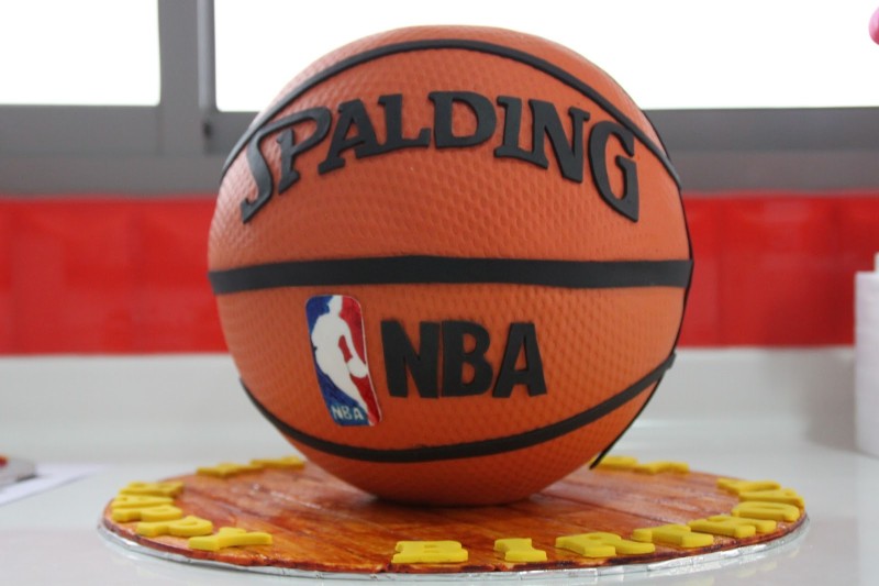 Basketbalová torta - ilustračné foto (littlebcakes.com)