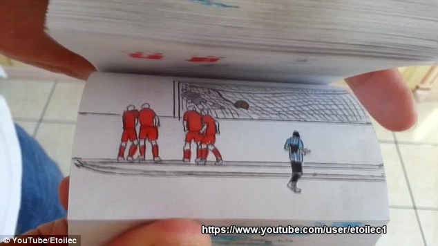 Talentovaný umelec namaľoval kresby 5 najkrajších gólov MS v Brazílii (dailymail.co.uk)