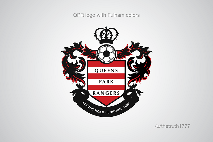 QPR vo farbách Fulhamu(sportskeeda.com)