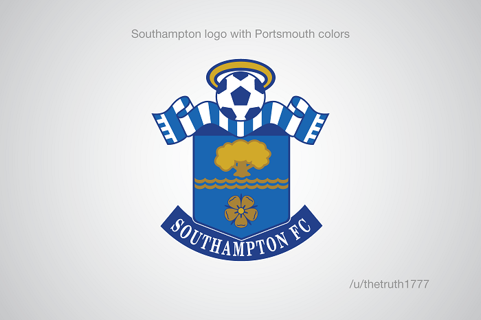Southampton vo farbách Portsmouthu(sportskeeda.com)