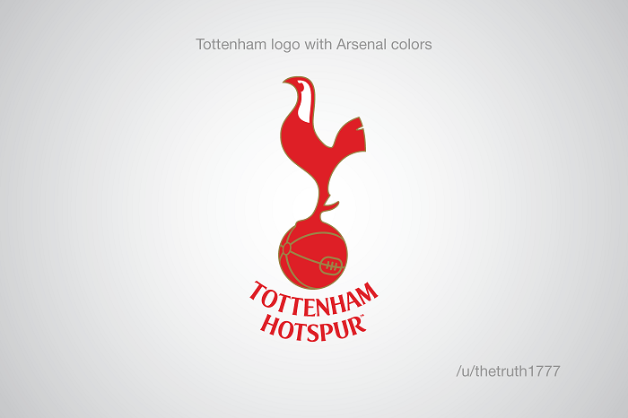 Tottenham vo farbách Arsenalu(sportskeeda.com)